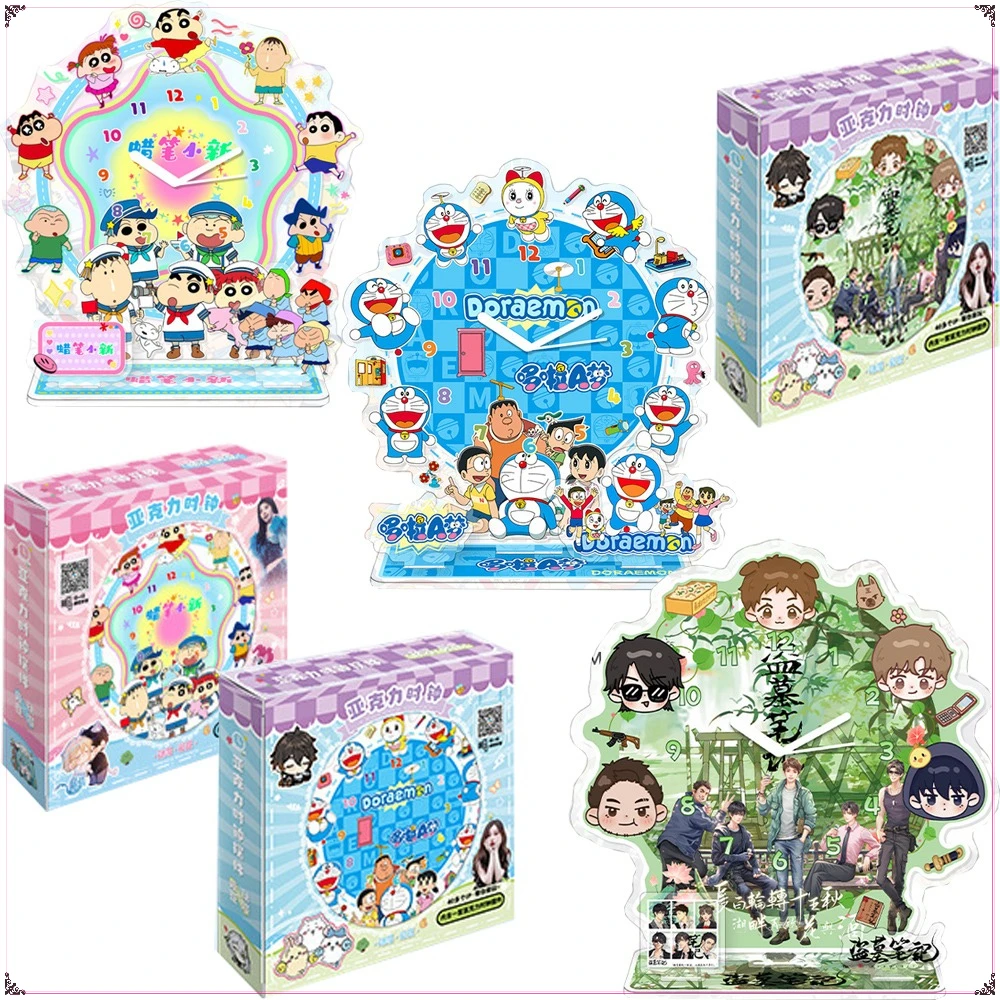 

Fans Collection Popular Anime Peripheral Acrylic Clock Ornament Cartoon Fashion Trend Exquisite Model Decoration Toys Kids Gifts