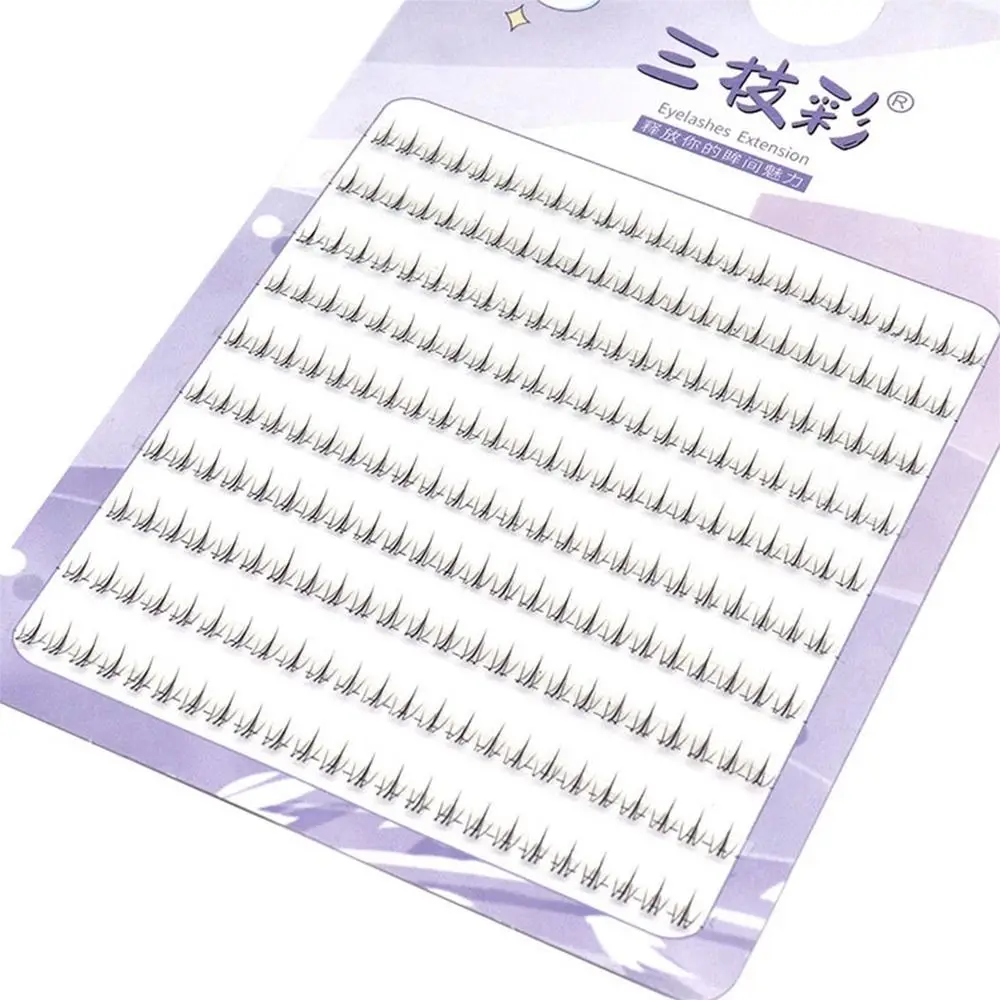 Black 6mm Air Lower Eyelashes Makeup Tools DIY Lash Extension Bottom Lash Clusters Under Bottom Lashes