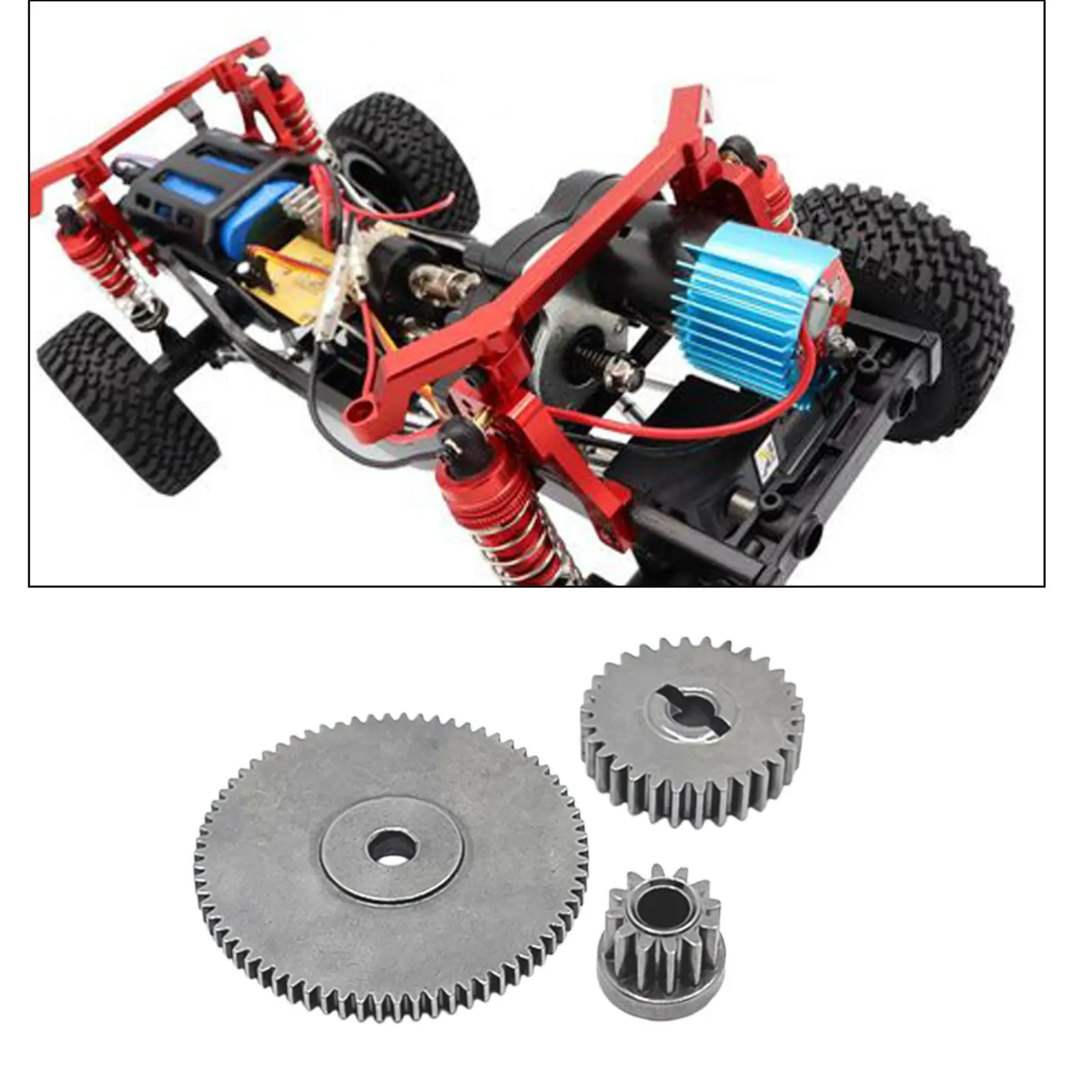 RC Car Gearbox Gear Replacement Spare Parts Professional Accessory Transmission Gear for MN86 MN86S MN128 1/12 RC Crawler Model