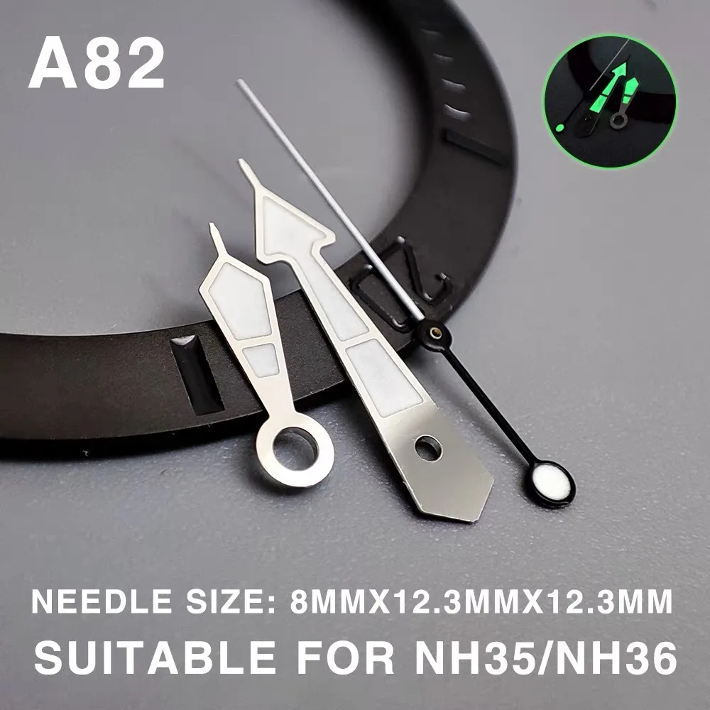 Grün Leuchtende Uhrzeiger Passend für Japan Seiko Submarine NH35 NH36/4R/7S Uhrwerk Gehäuse Zifferblatt Modifikationsteile – Detail 2