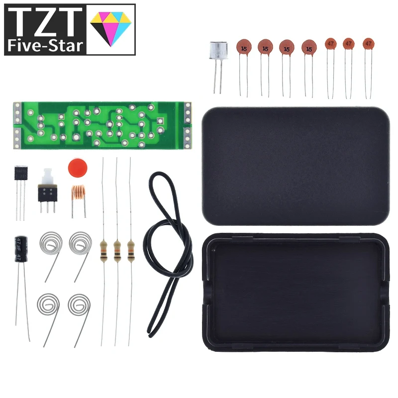 1PCS FM Frequency Modulation Wireless Microphone Module TZT 70-110MHz 1.5V Transmitter Board Parts Kits  + Shell DIY Kit