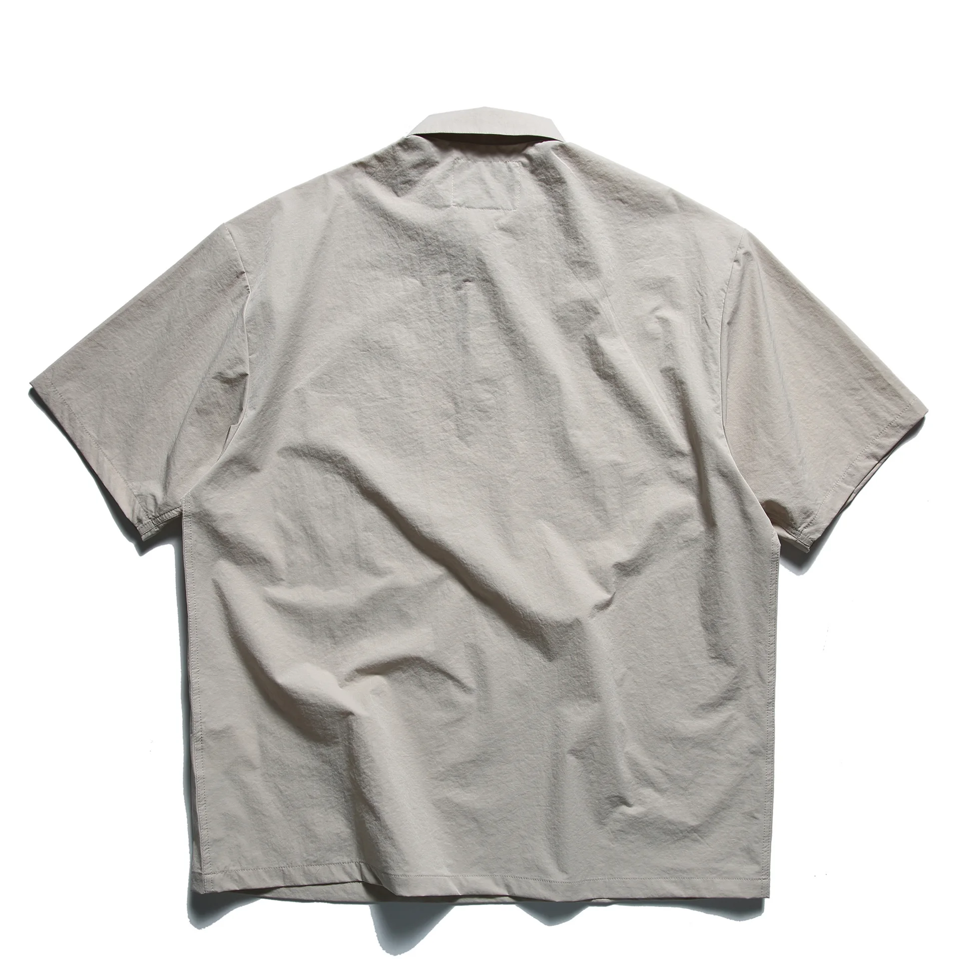 Summer Mountain Outdoor Camping Lightweight Quick Drying Short Sleeved Polo Shirt Loose Five Quarter Sleeved Workwear Shirt TEE
