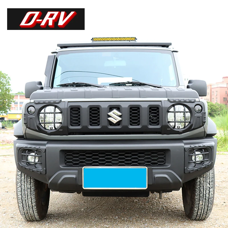 Światło tylne samochodu osłona przednie światło przeciwmgielne osłona reflektora zestawy wykończeniowe do Suzuki Jimny JB64 JB74W 2019 2023 akcesoria