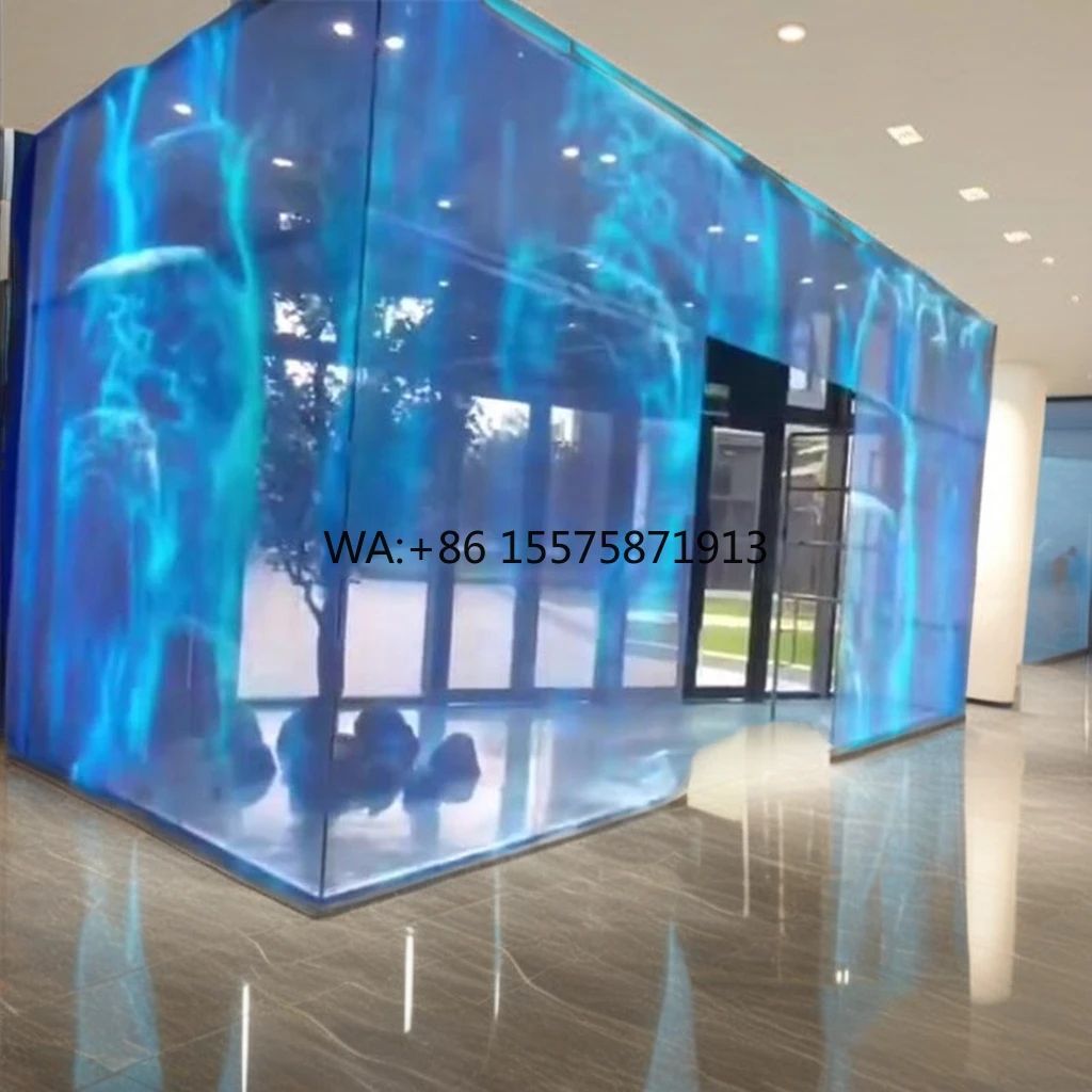 Customizable Led Display Screen HD Glass Screen Video Wall P5 Screen Indoor Outdoor Full Color Thin Customized Ledwall
