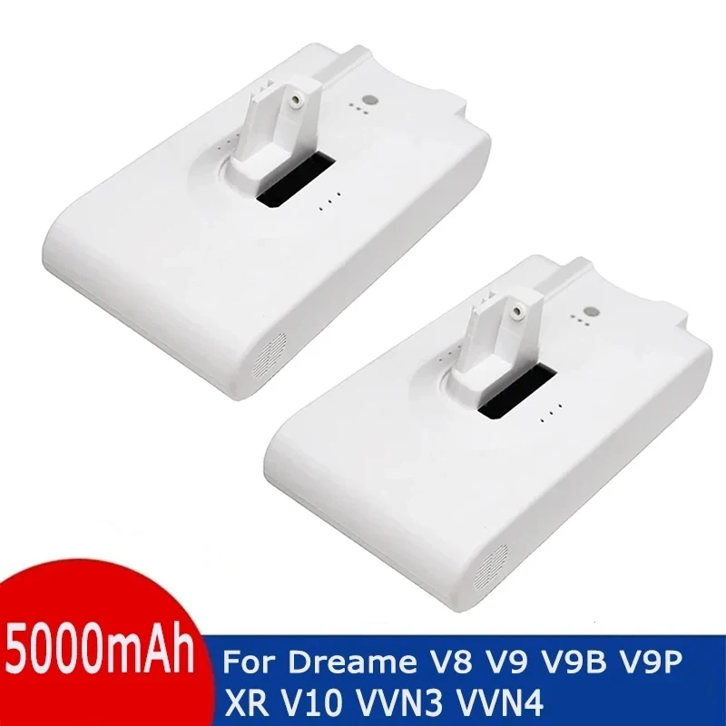 New Original 25.2V 4000mAh For Xiaomi Dreame Cordless vacuum cleaner V8 V9 V9P V10 VVN3 VVN4 VVN5 Dreame Replacement Battery