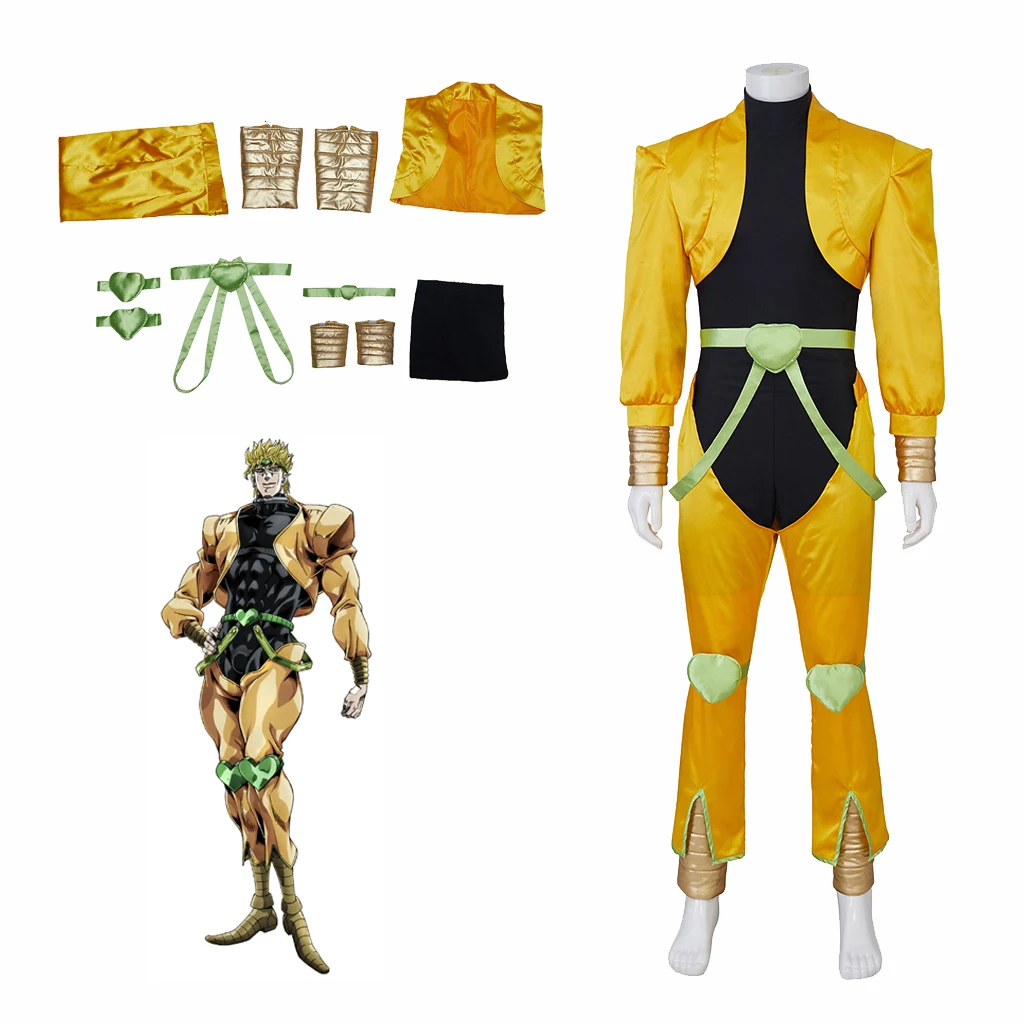 Disfraz de Anime JOJO Cosplay, Dio Brando, Halloween, Navidad, fiesta de carnaval, juego de rol