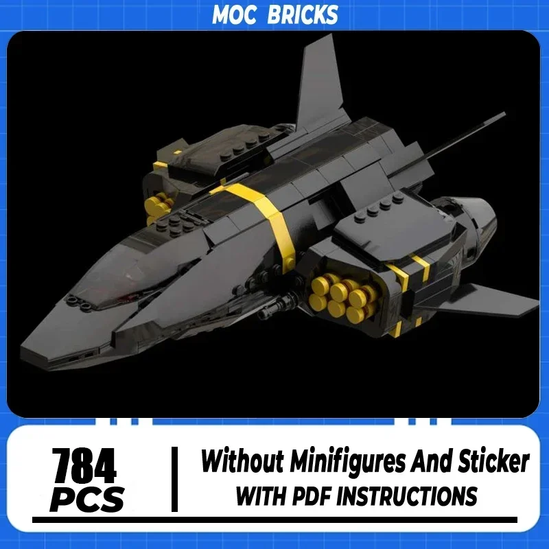 

Military Series Moc Building BlocksHigh Speed Bomber Model Technology Fighter Assembly Toys For Holiday Gifts