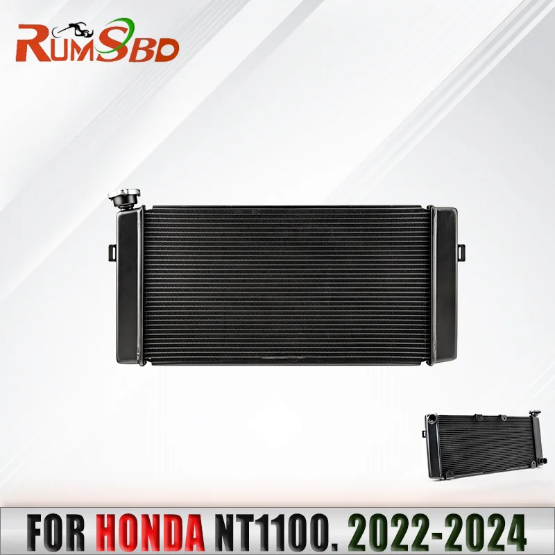 

Aluminum Alloy Engine Radiator Cooling Cooler Water Tank Motorcycle For Honda NT1100 2022 2023 2024