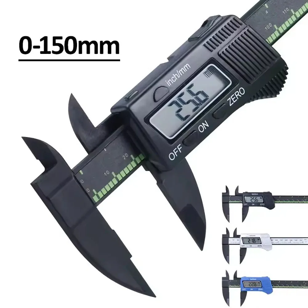 معاير رقمي إلكتروني 150 مم، معاير رنيه مع كرة من ألياف الكربون، ميكرومتر، أداة قياس، مسطرة رقمية