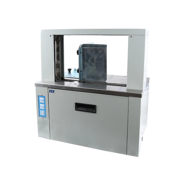 

JB-401-3 Multi-purpose Paper Book Carton Box Strapping Machine Automatic Paper Opp Tape Currency Banknote Binder With CE