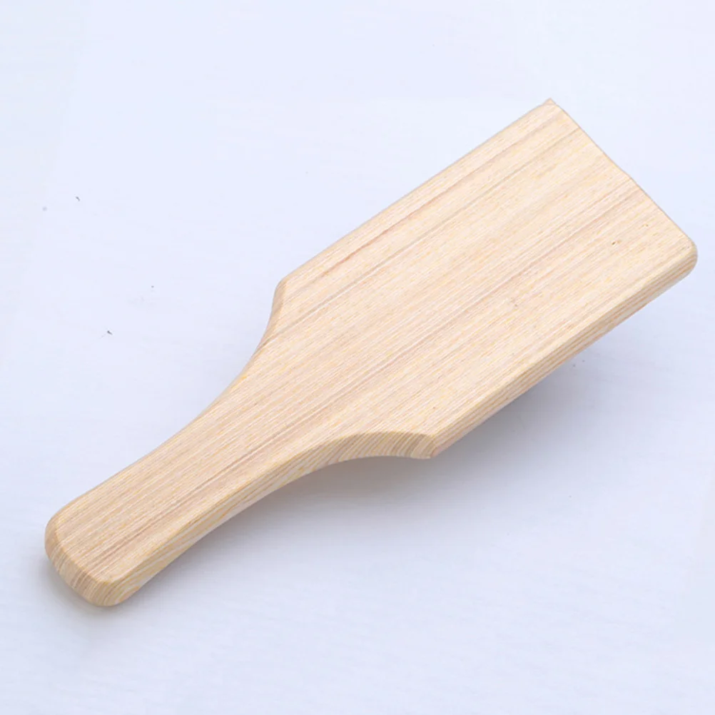 4 Pcs Clay Wood Clapper Paddle Tool Pottery Modeling Tools Wooden Craft Supplies Mason