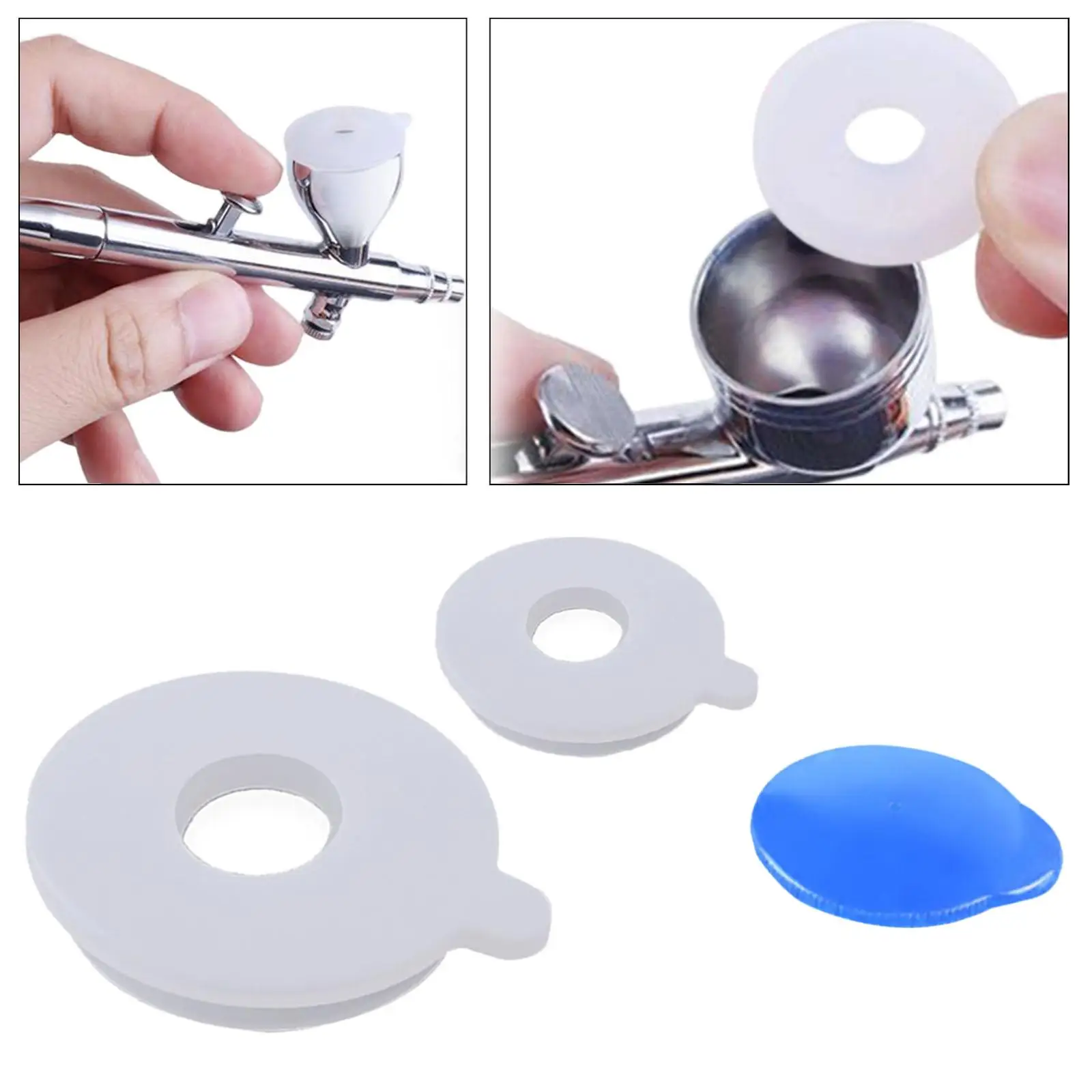High Performance Airbrushes Spray Bottle Caps Replacement Secure Cup Covers for S-130 Art Studio Accessory