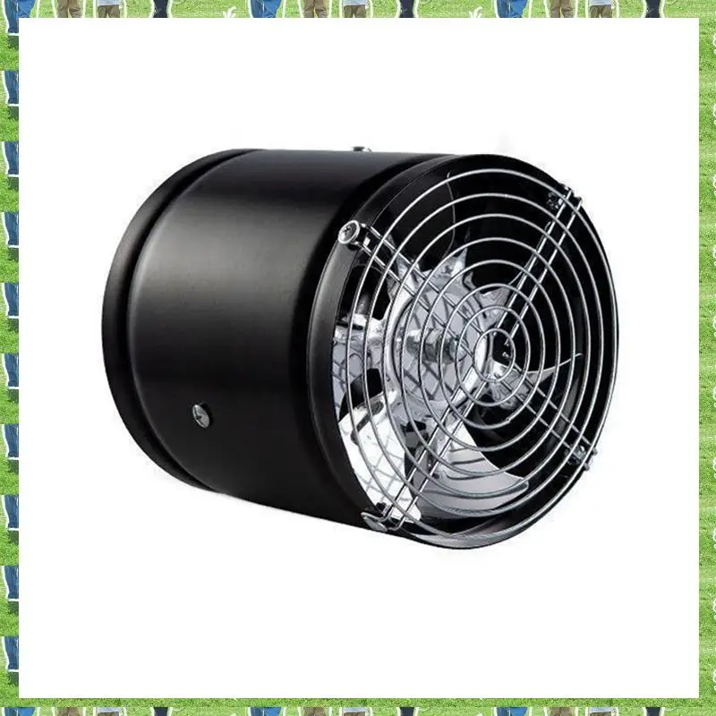 

FTS 6-дюймовые вытяжные вентиляторы для труб Мощный бесшумный вентилятор Вентилятор для металлических труб Вентиляционные вытяжные вентиляторы Черный