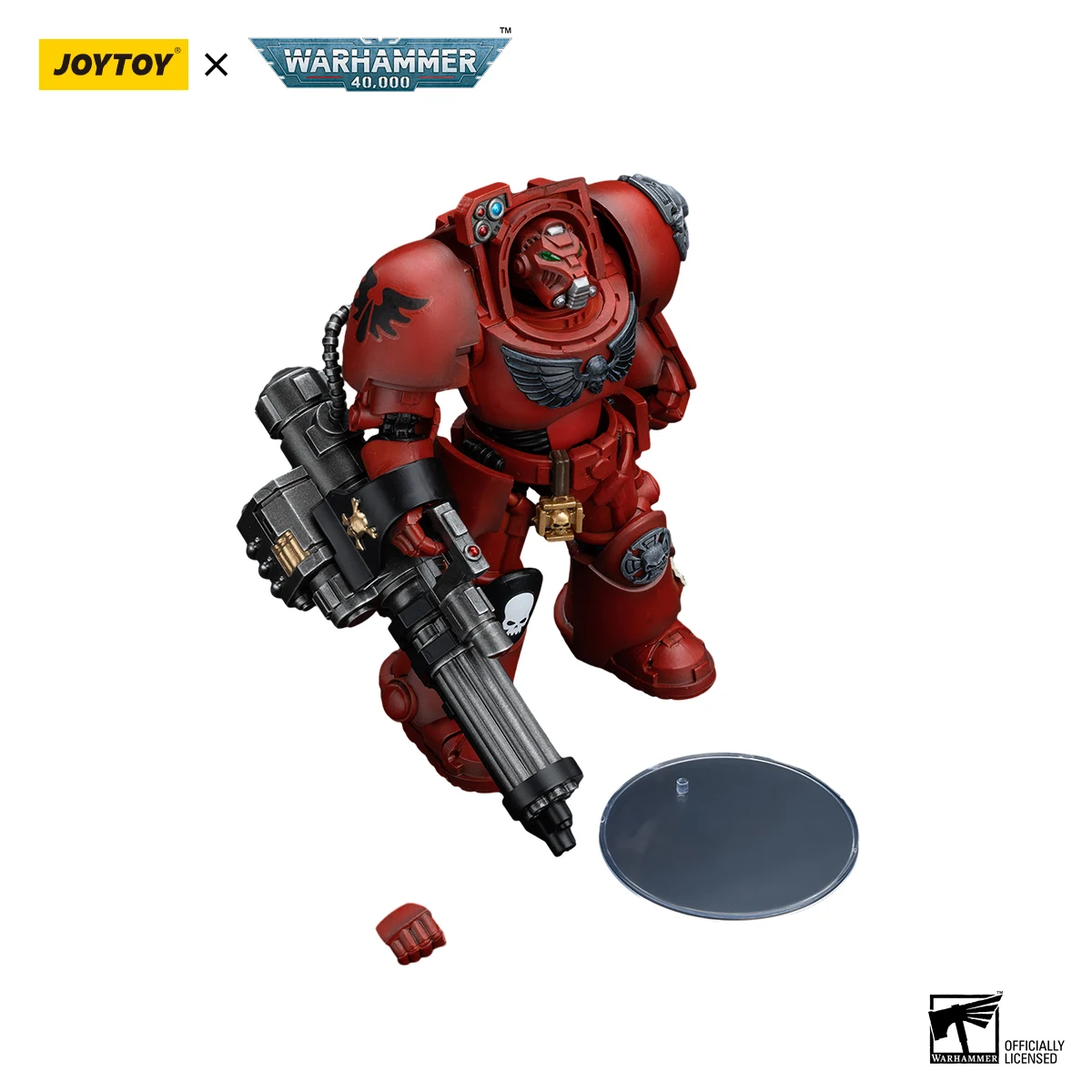 [IN STOCK]JOYTOY Warhammer 40K 1/18 Action Figure Blood Angels Terminator Squad with Storm Bolter Model Toy Gift Free Shipping images - 6