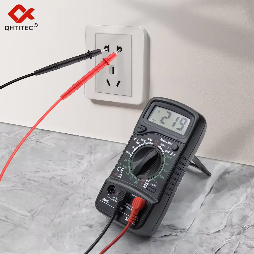 JCD XL830L Digital Multimeter AC/DC Ammeter Voltmeter Ohm Voltage Tester 1999 Counting Multifunctional Portable Multimeter