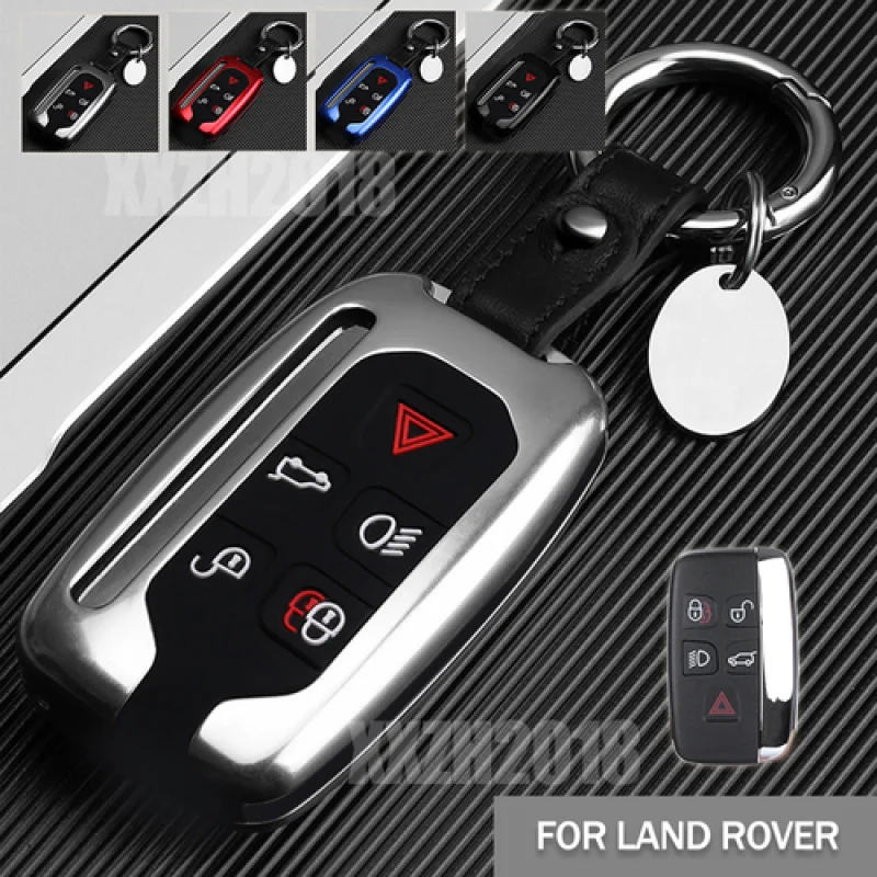 

A+ Aluminum Alloy Remote Start Key Case Cover For Land Range Rover Discovery Jaguar