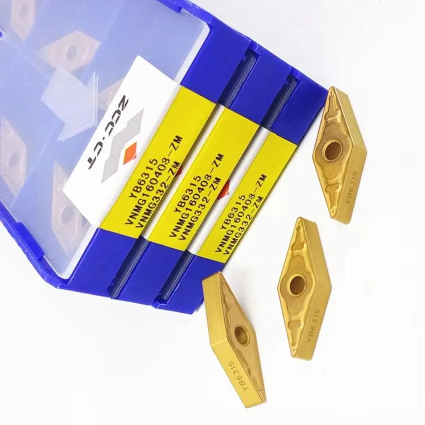 

VNMG160404-ZM YB6315/VNMG160408-ZM YB6315 ZCC.CT CNC blade carbide inserts turning inserts For steel 10pcs/box