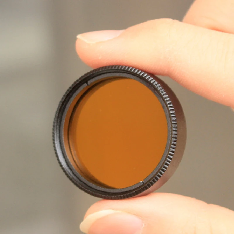 Agnicy Nighthawk Series 1.25 Inches 31.7mm NO.21 with Optical Glass M28*0.6mm Orange Color Telescope Orange Nebula Filter