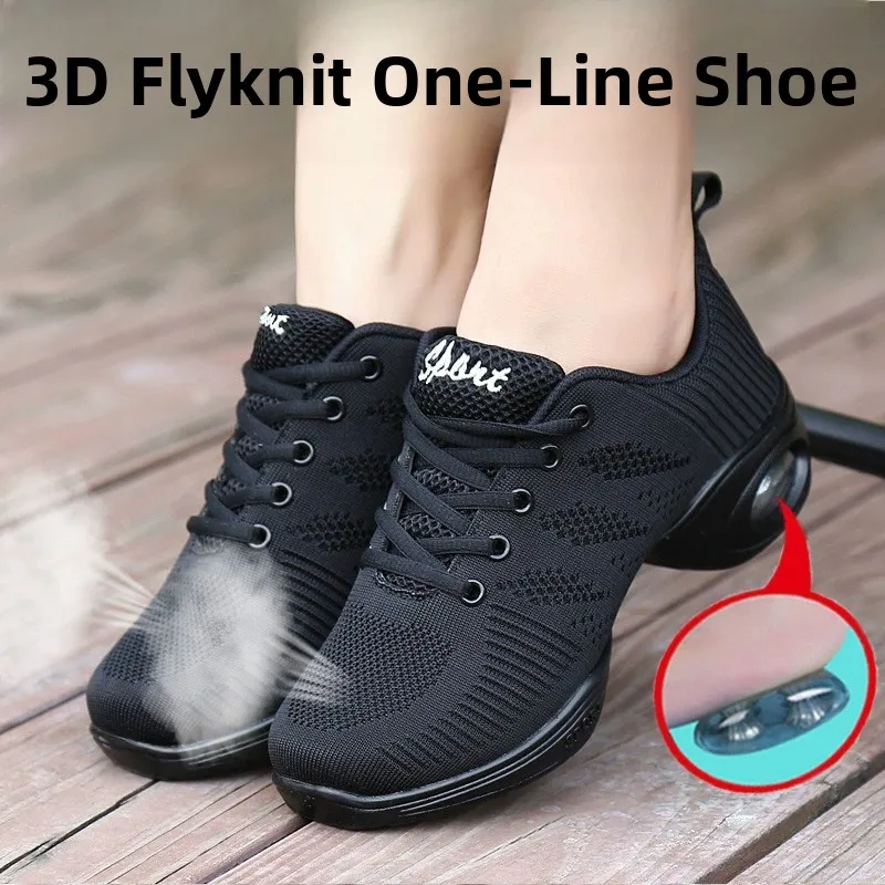 

HuiXi, новый дышащий белый танец oes для женщин, мягкий бот, квадратный танец, uhua, шаговая танцевальная сетка, поверхность Dancing oes