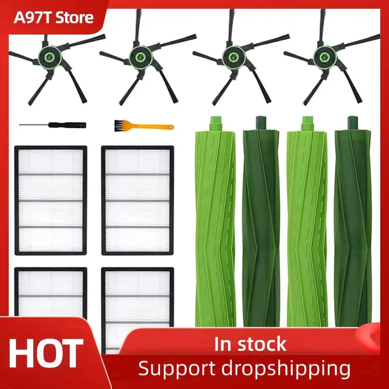 

A97T Основная щетка Боковая щетка Фильтр для Irobot Roomba S9 (9150) S9 + S9 Plus (9550) S Series