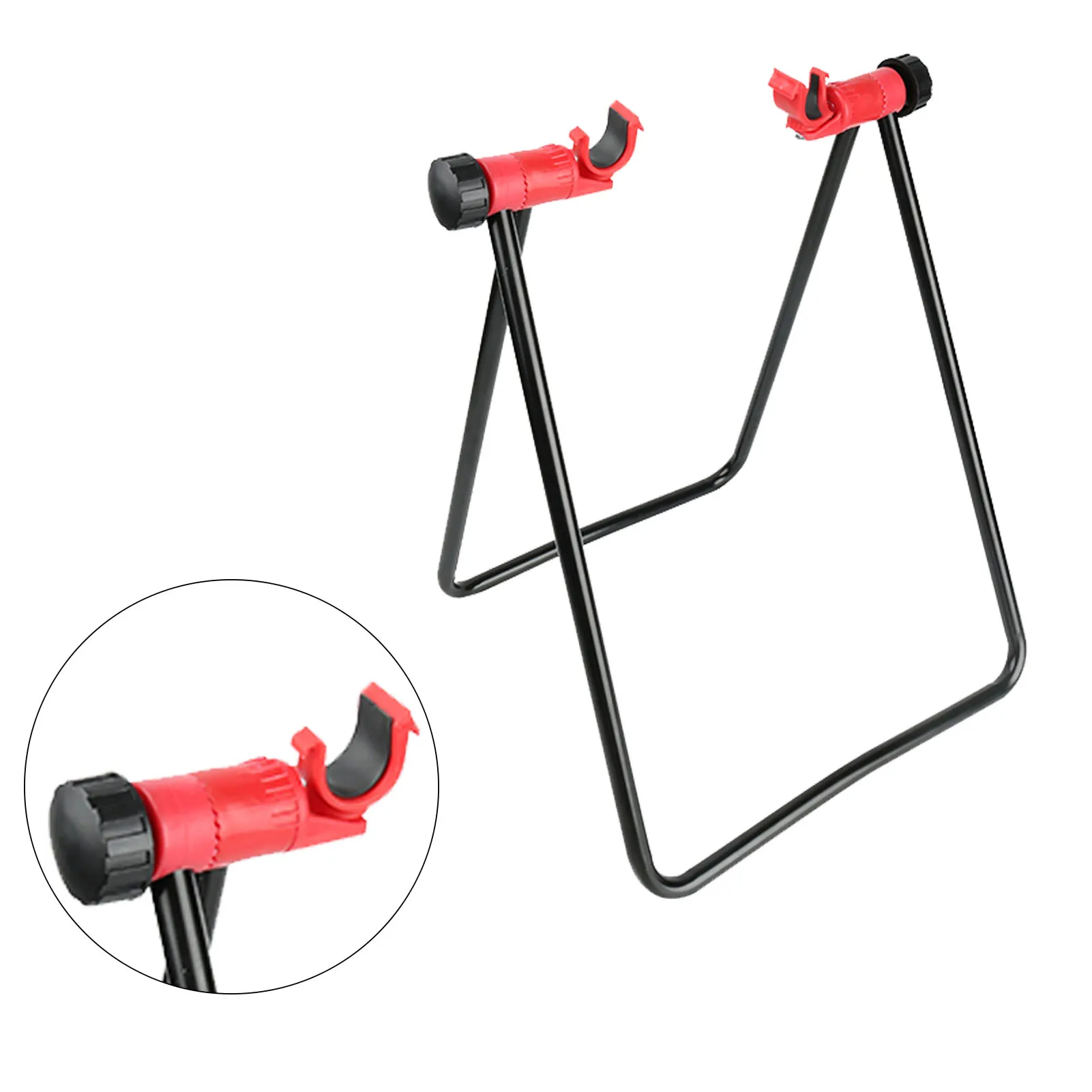 Dobrável bicicleta triângulo estacionamento Rack, Vertical U-Shaped Repair Rack, Bicicleta oficina substituição Stand, Novo