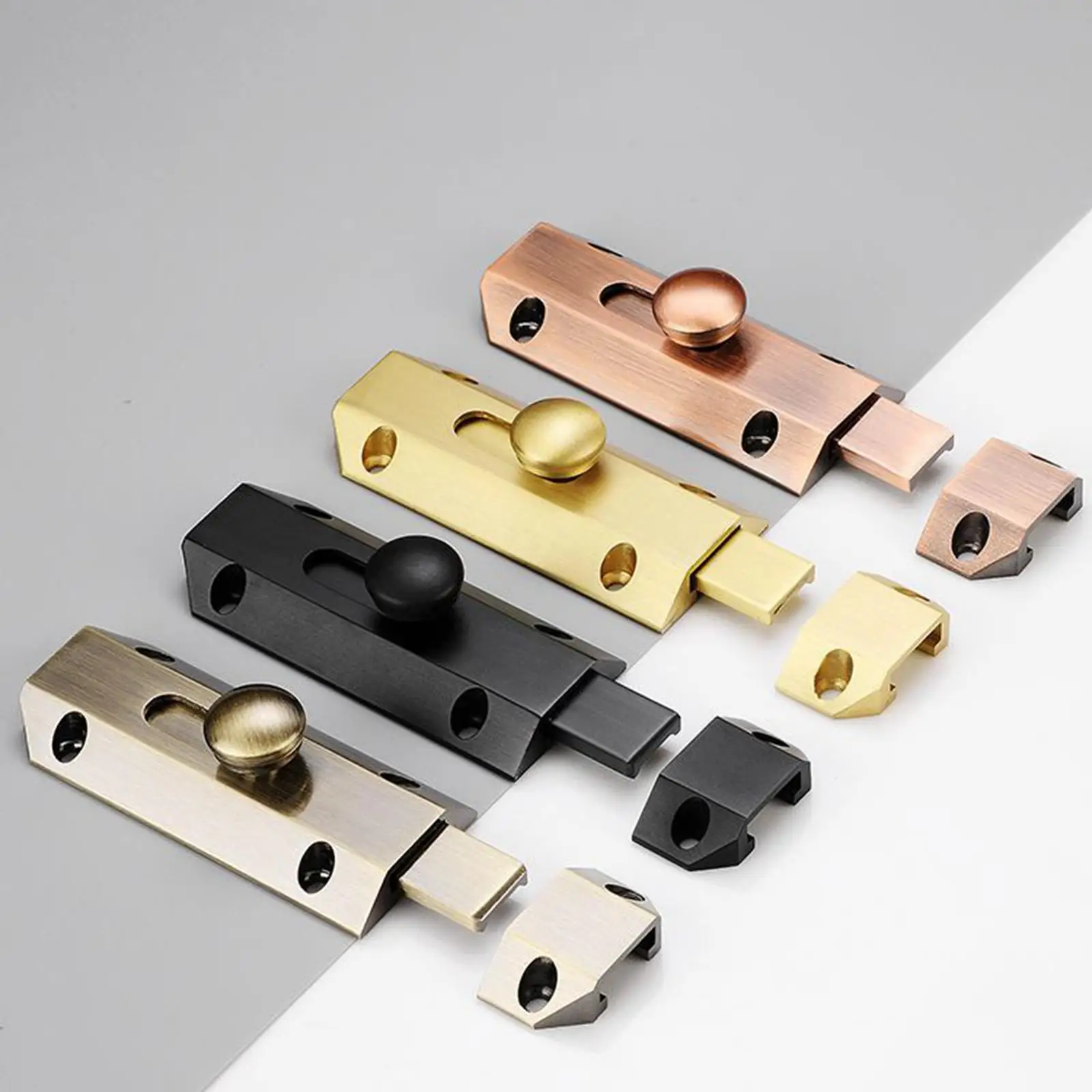 Security Sliding Door Hardware Multifunctional Waterproof Convenient Heavy Duty