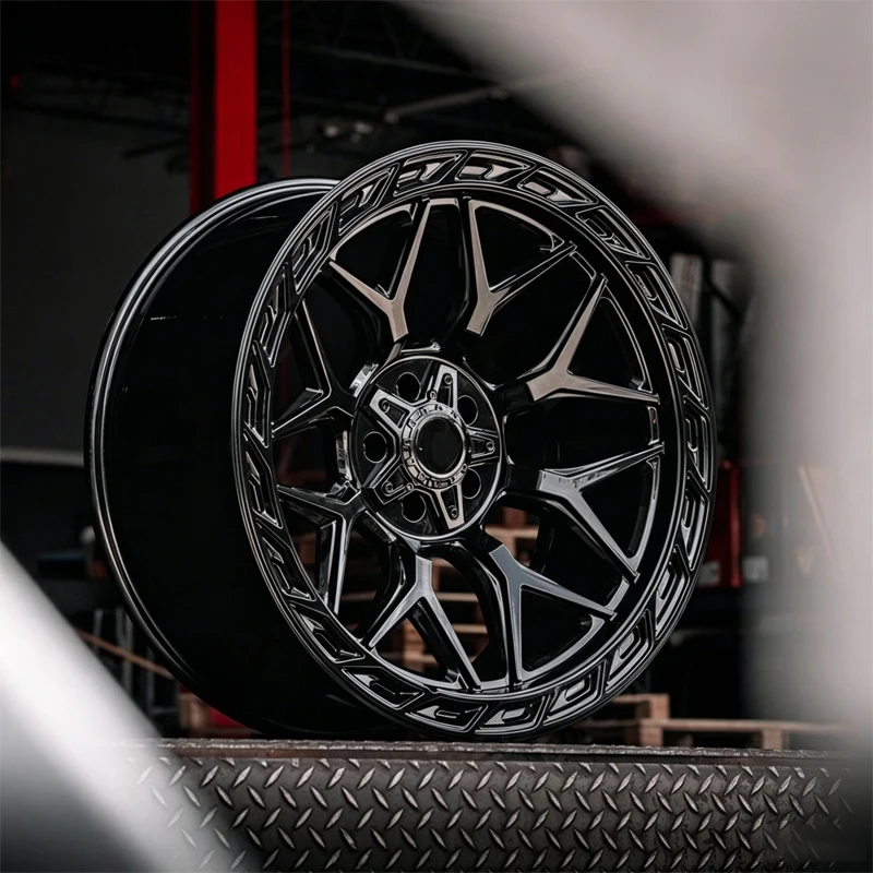 Rugged Branch Design Forged Alloy Wheels High Performance High Strength Off-Road Modified RimsECE R124 E‑Mark JWL