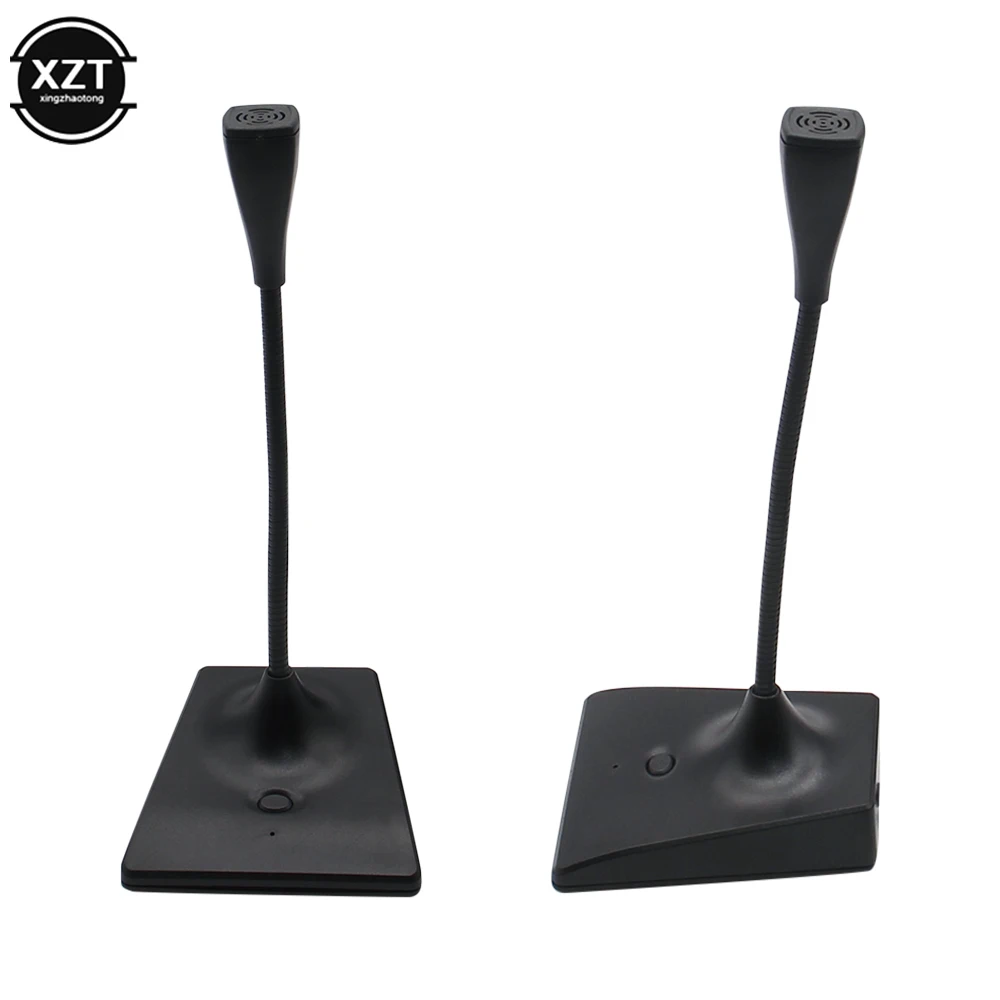 USB Computers Microphone for Studio Singing Gaming Streaming Adjustable Stand Smart Noise Reduction Mic with Switch Button