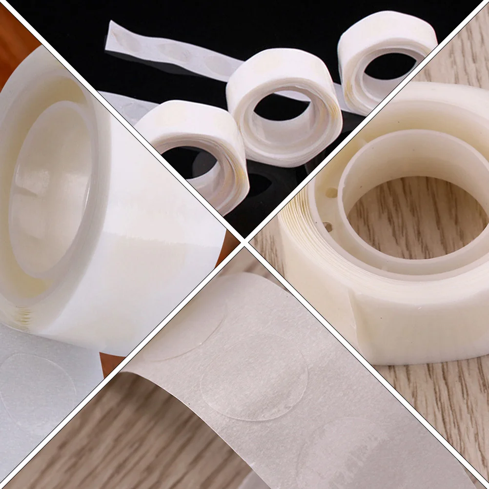 12 قطعة شريط لاصق على الوجهين شفاف للبالونات والزينة والحرف اليدوية وسكرابوكينغ متعدد الوظائف