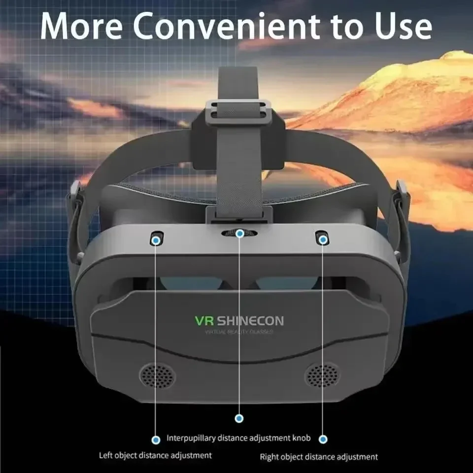 3D Virtual Reality VR Brille Headset Geräte Helm Linsen Brille Smart Für Smartphones Telefon Handy Handy Spiel Viar Viewer Set