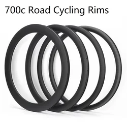 2026 year 700C 28mm 30mm Wide road Disc Carbon Rims Tubeless Disc Brake rims depth 30 35 40 45 50 55 60mm Carbon road wheel