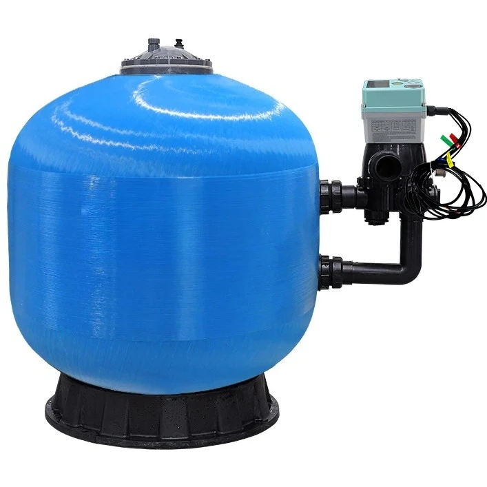 Best Selling Swimming Pool Automatic Backwash Sand Filter Is Suitable for  6-position Multi-way Valve Actuator