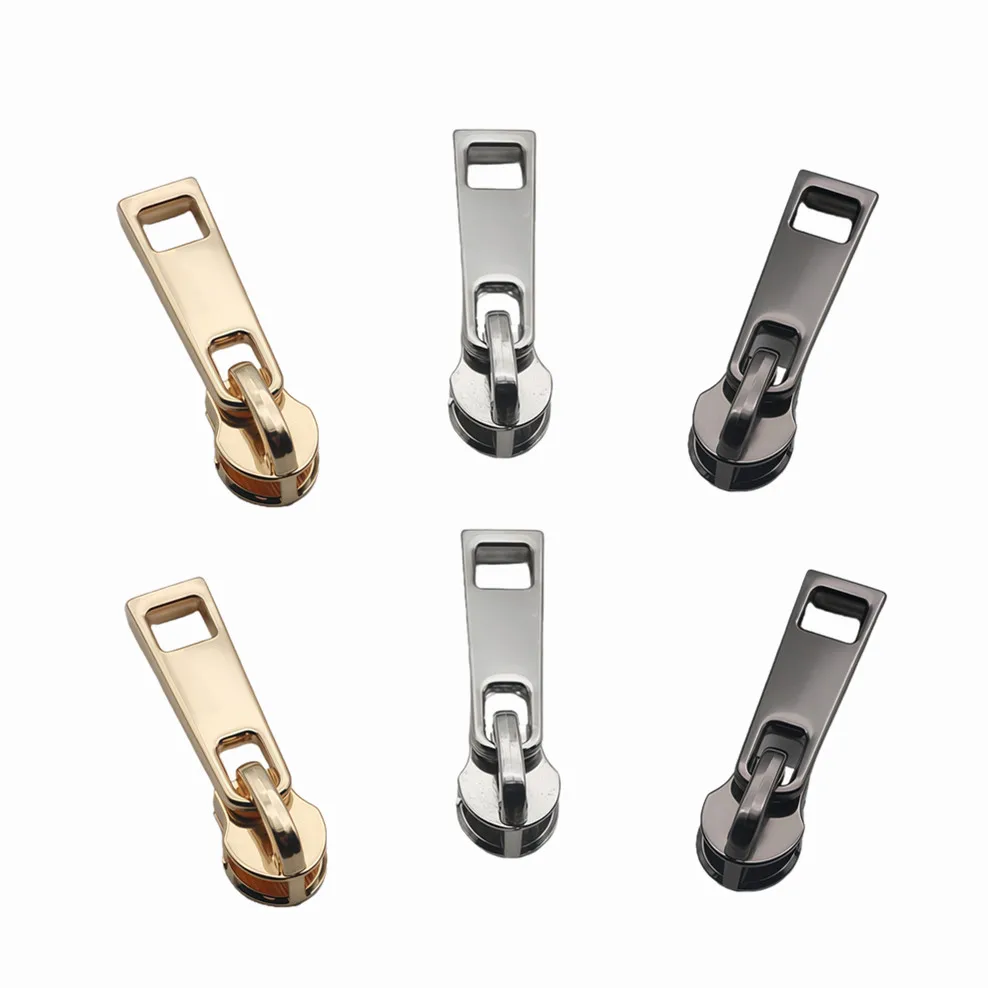 

30/50/100PCS 3# 5# Metal Nylon Zipper Head Hanging for Clothing Bags Accessories Universal Zippers Head Closures Zip Repair