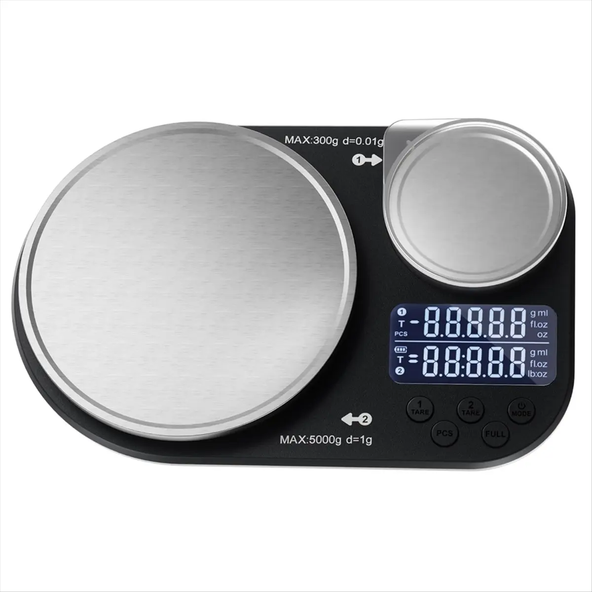 ■★New Arrival Fashion  Dual Platform Kitchen Scale, Digital Weighs,Digital Scale with Stainless Steel Weighing Pan