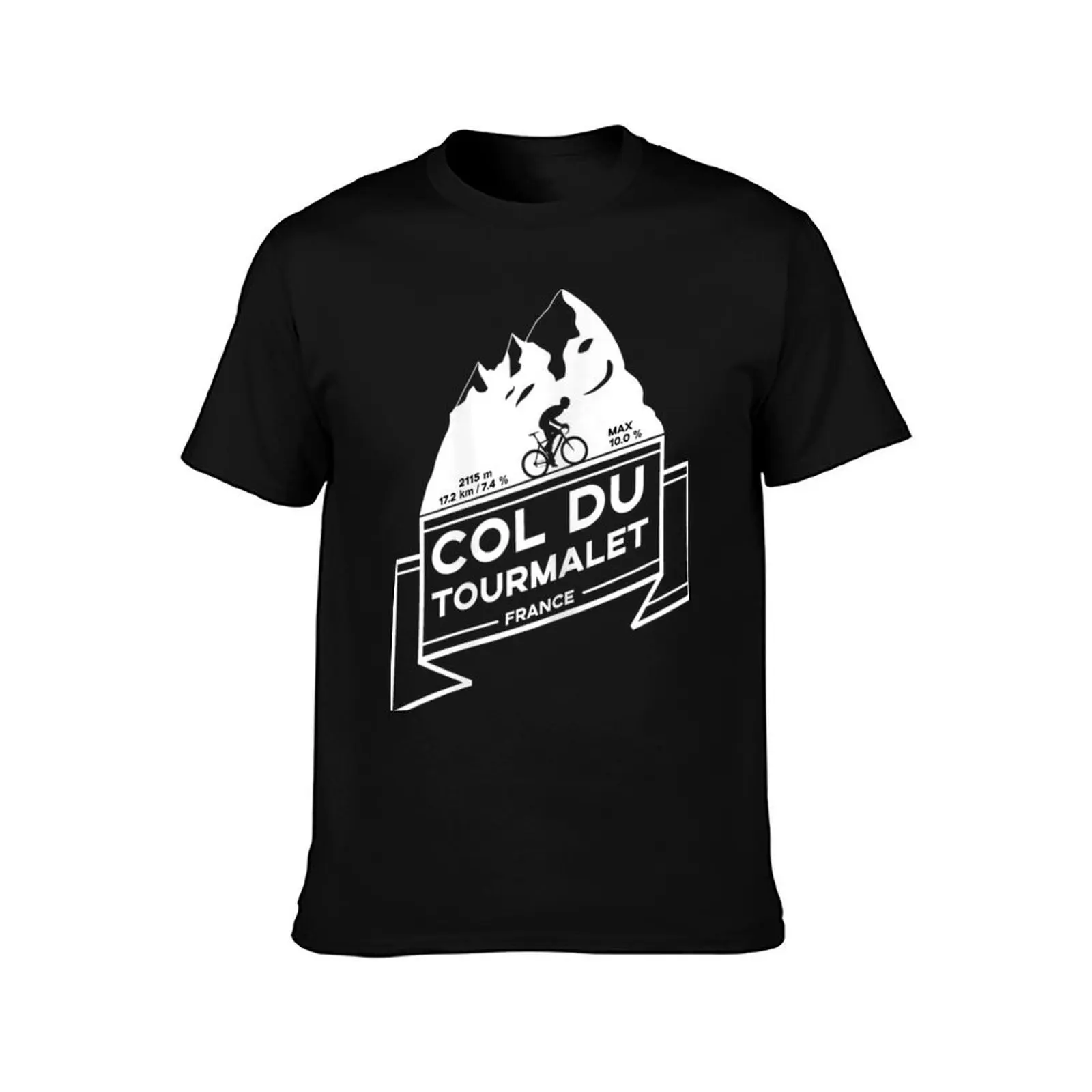 Col Du Tourmalet Road Cycling T-Shirt Casual Simple Design Short Sleeve Shirt T-Shirt