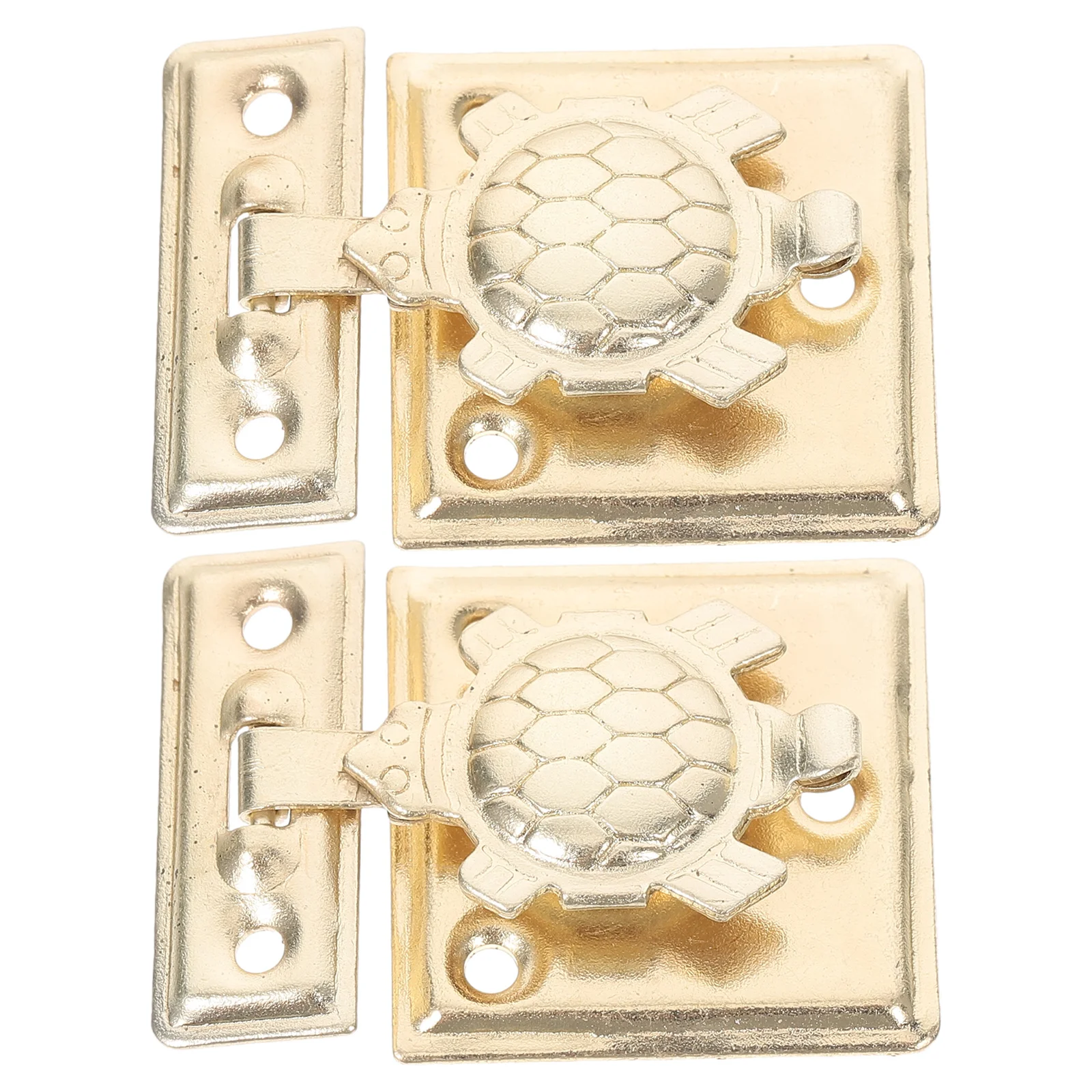 

2Pcs Elegant Iron Sheet Latch Lock for Jewelry Boxes Wooden Cases Secure Hasp Latch Hardwearing Durable Easy to Use