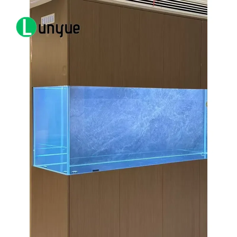 Customized Large Ultra Transparent Glass Fish Tank High Clarity Freshwater Aquarium For Indoor Home Use Factory Direct Sale