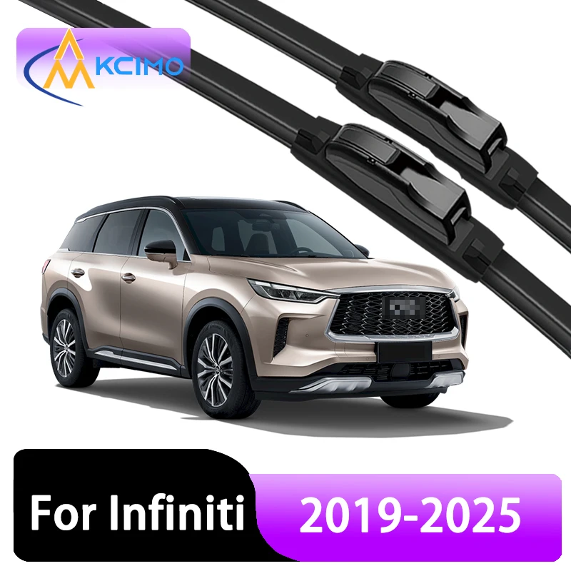 

2Pcs Front Windshield Wiper Blades For Infiniti QX50 J55 2019-2025 Infiniti QX55 Windscreen Window Car Accessories