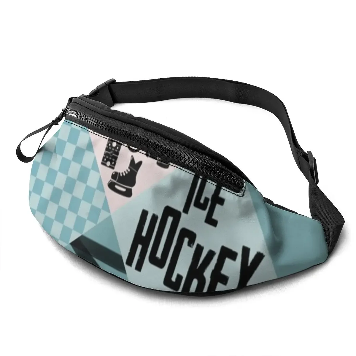 Hockey Waist Bag Jogging Fisherman Waist Pack Polyester Print Bag