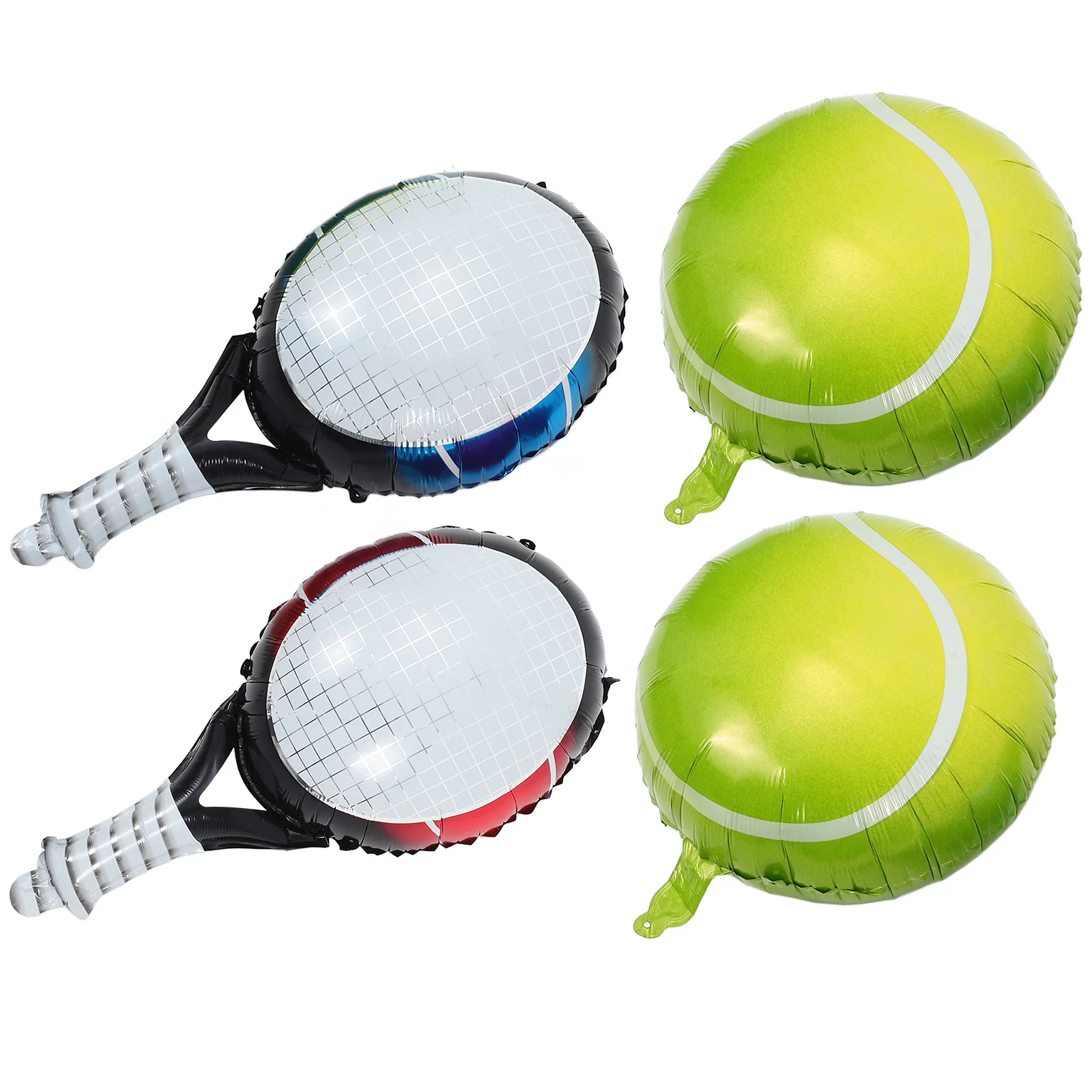 

1 Set Birthday Party Supplies Rackets Inflatable Ball Sport Decorations Outdoor Events Family Gatherings Lightweight Aluminum