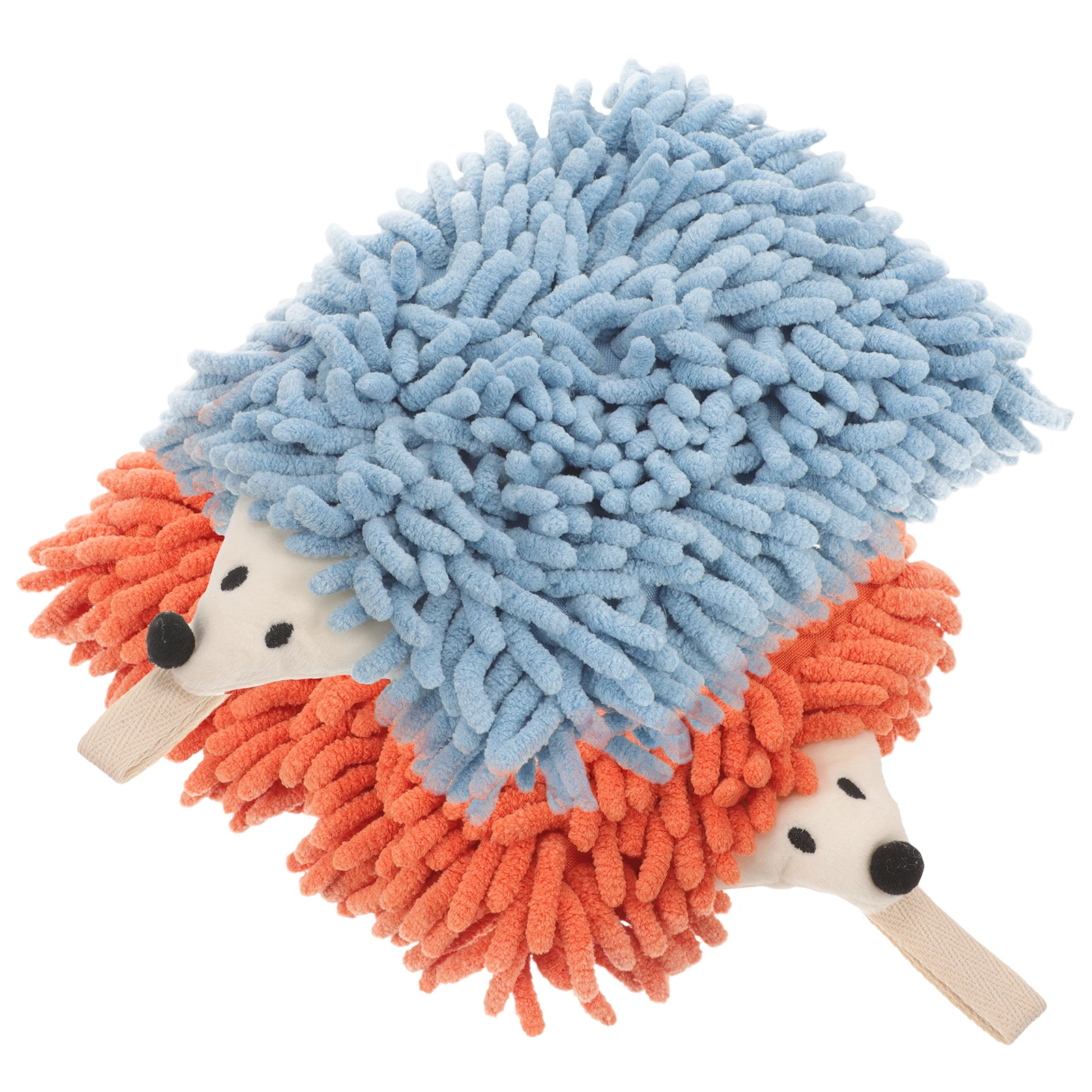 

2Pcs Hanging Hand Towel Cartoon Design Quick Drying Super Absorbent Chenille Kitchen Bath Towels Kitchen Towel