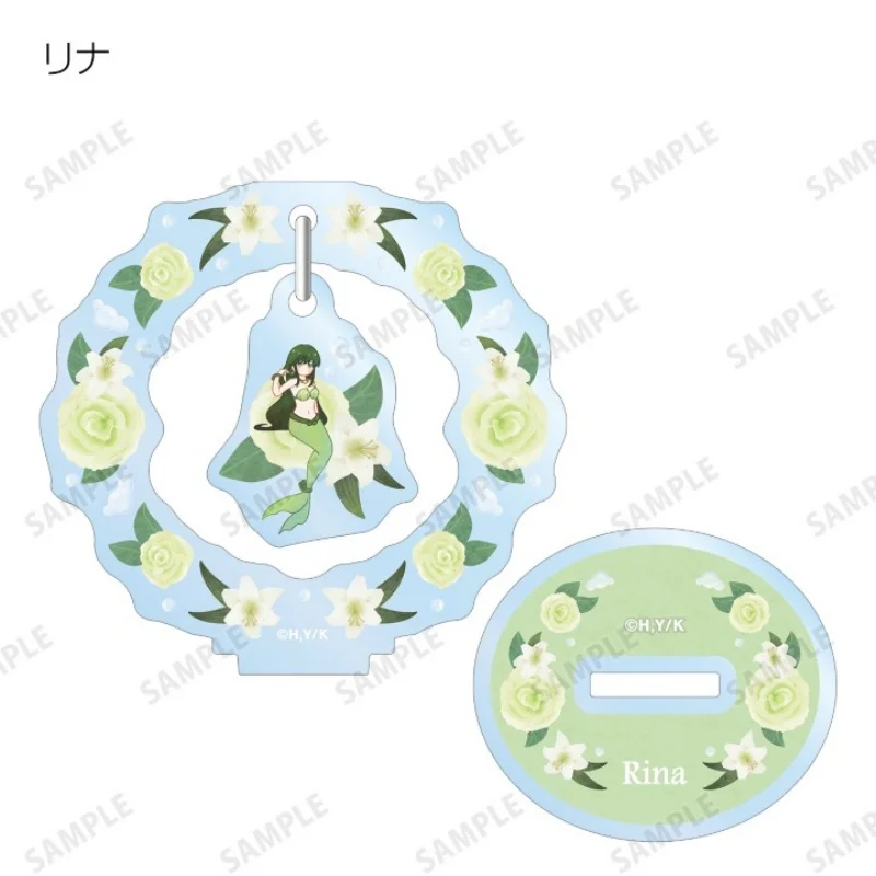 Mermaid Melody Pichi Pichi Pitch Anime Acrylic Standing Sign Board 10cm AShakeable Upright Holiday Gifts Keychains Desk Decor