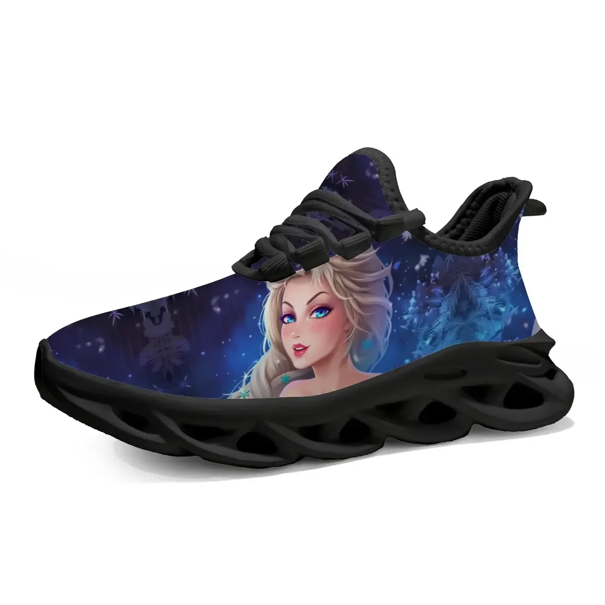 

Туфли принцессы Эльзы, низкие кроссовки для девочек, обувь для девочек Disney, весенние детские кроссовки, черно-белые Zapatos, Минни Маус, Niña