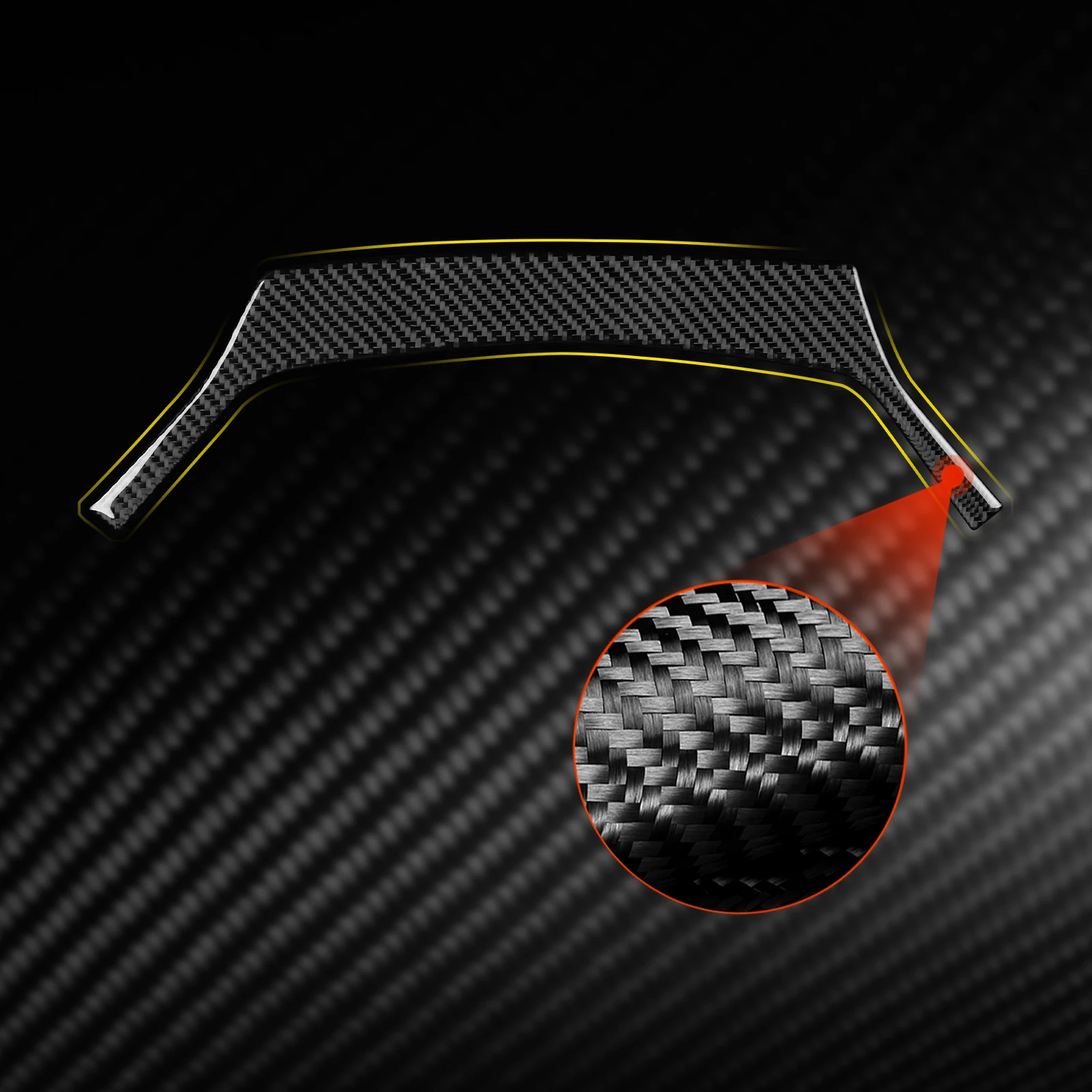 For Nissan Qashqai J11 2017-2021 Car Dashboard Speedometer Below Panel Decorative Carbon Fiber Interior Accessory Sticker