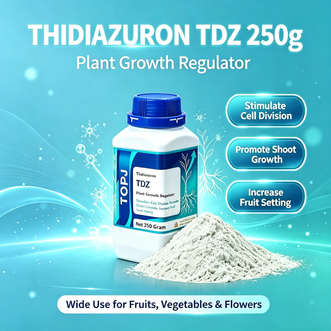 Topj Thidiazuron TDZ Ornamental Flower Fertilizer Plant Growth Supplement Promote Flower Bud Formation For Garden Flowers