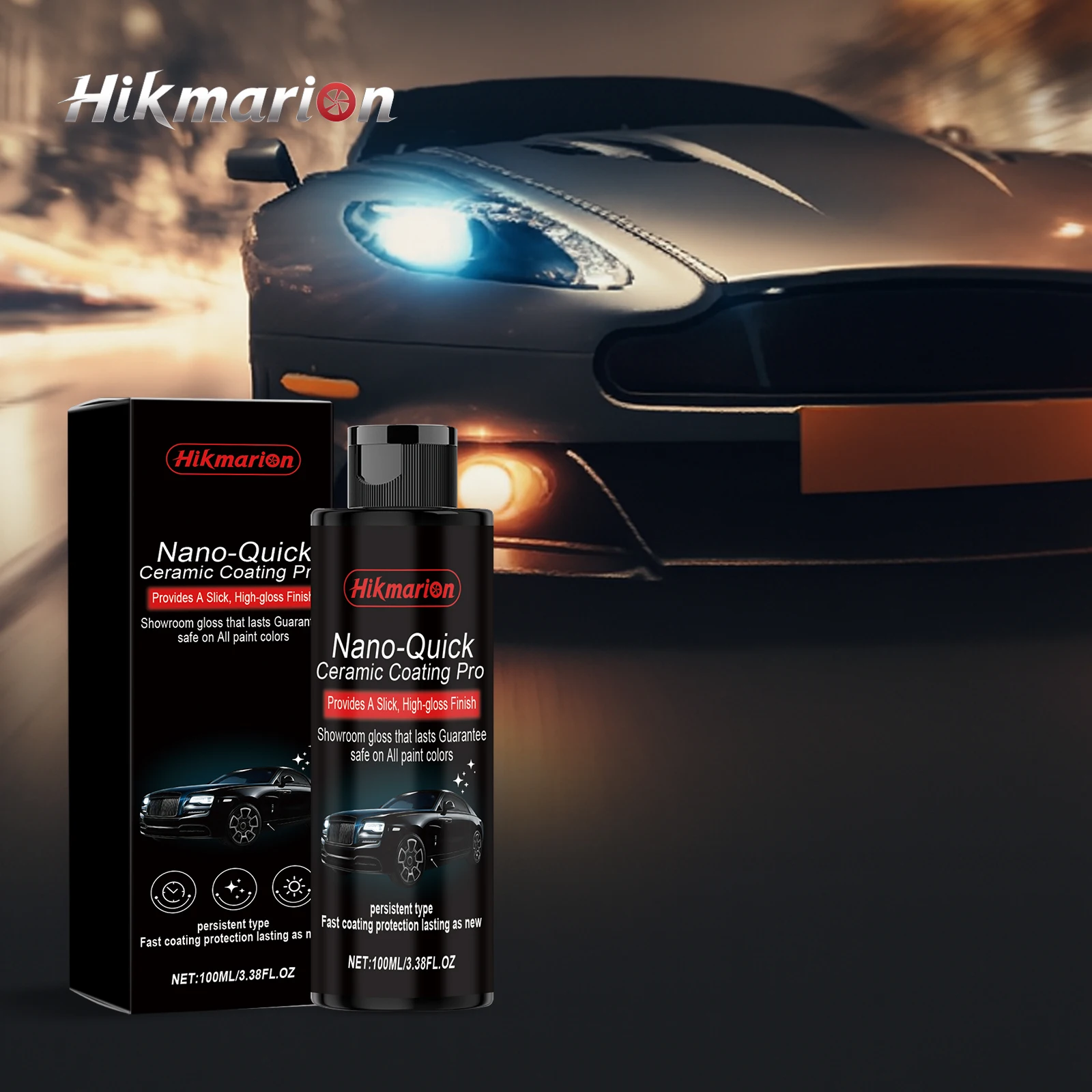 Nano Ceramic Coating Agent Removes Light Scratches Renews Gloss Anti Fouling Paint Guard Reduce Stain Adhesion Anti Oxidation
