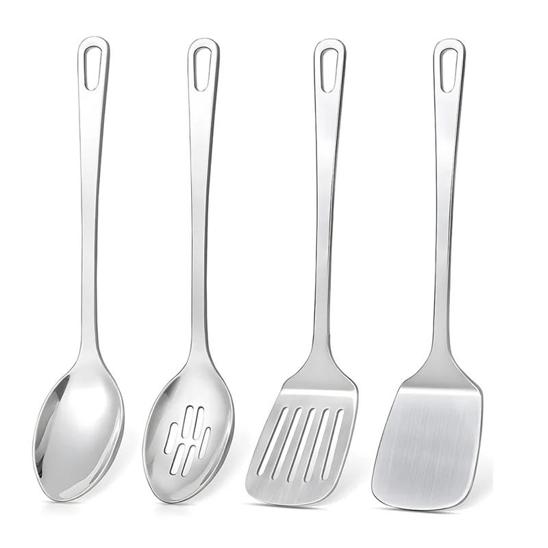 -A90P Stainless Steel Cooking Utensils Stainless Steel Utensils Set Metal Kitchen Utensils Set