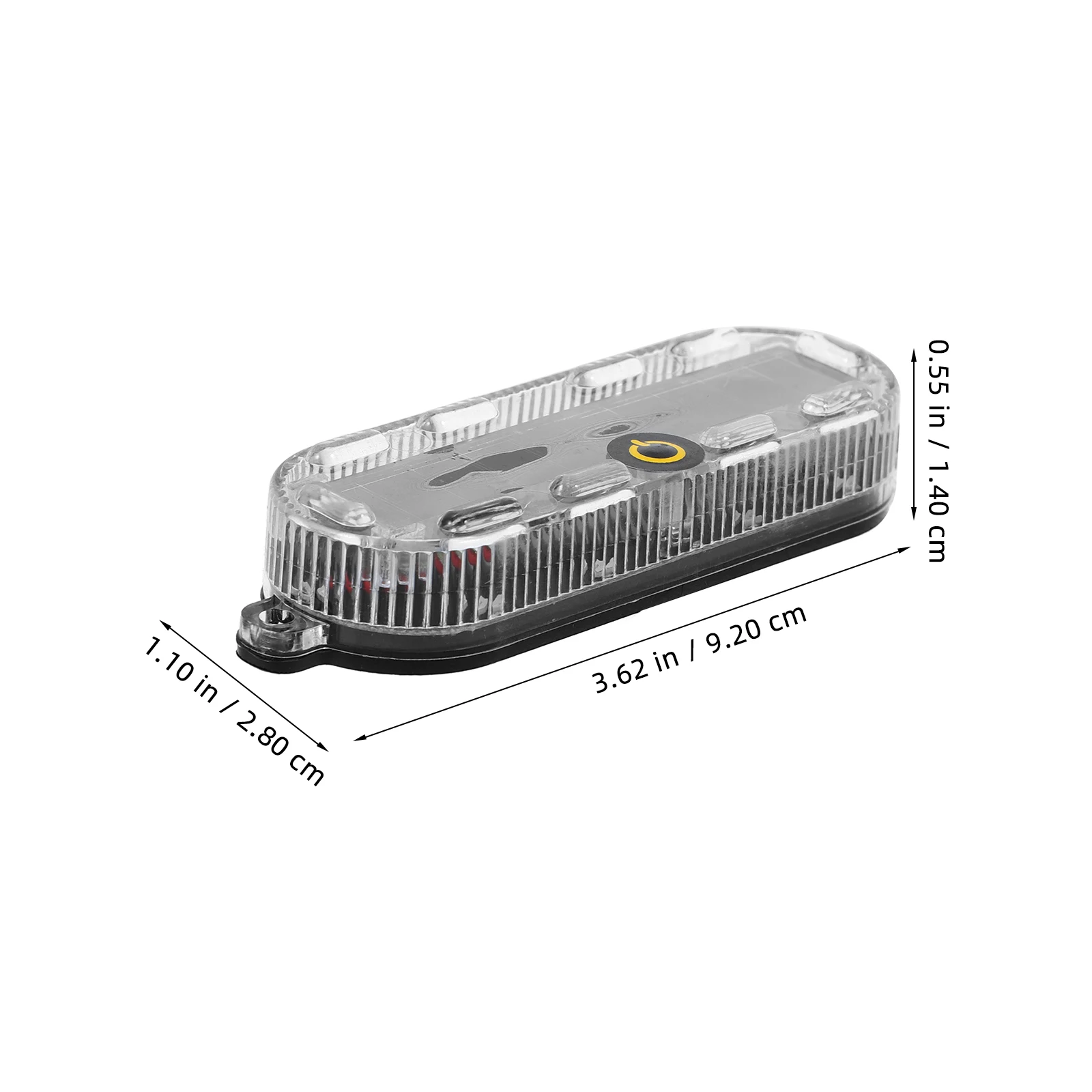 2pcs Motorcycle Led Lights Solar Powered Safety Warning Light For Motorbike Durable Rear Tail Lamp Bright Illumination Night - Image 6