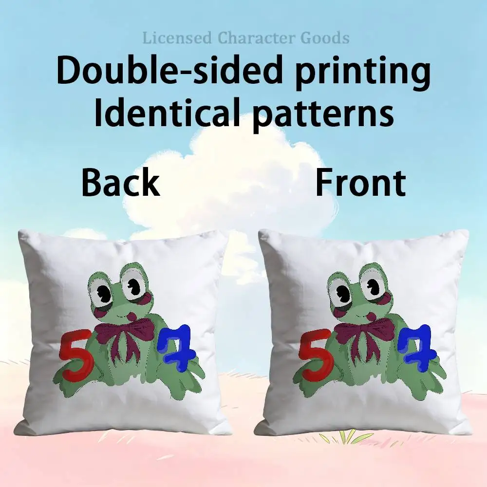 R-RibbitTadc 30x30 35x35 40x40 45x45 50x50 cm Fade Resistant Throw Pillow Cover Pet Friendly Patio Sofa Decor