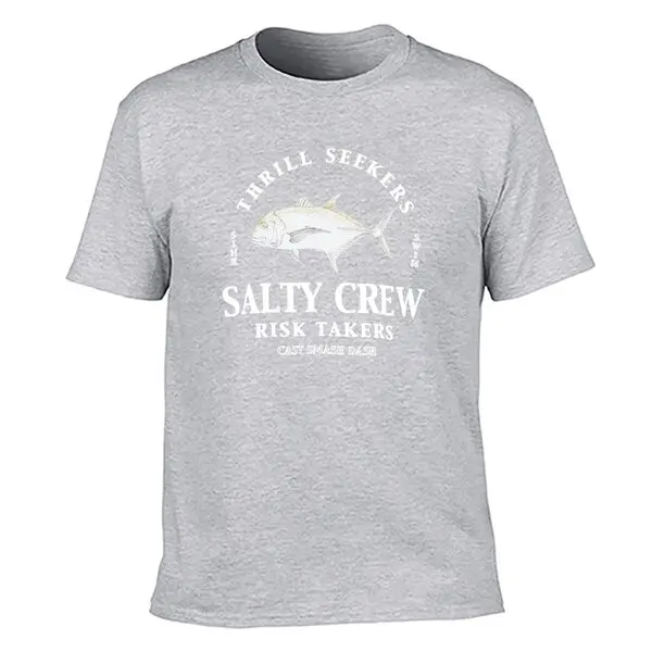 Men\'s T-shirt Salty GT Standard Black crew neck